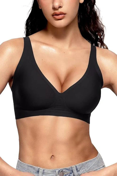 Deep V Wireless Seamless Jelly Bra