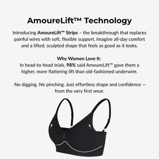 Unpadded Underwired Deep V-Neck Side Support Bra