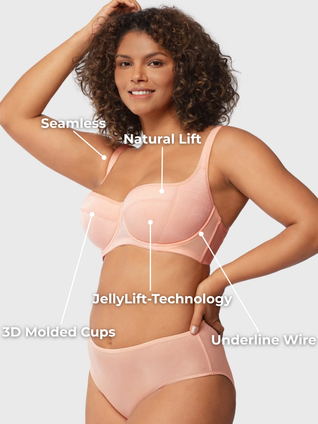 Starry Night Lightly Padded Balconette Bra