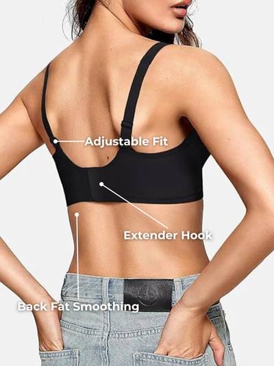 Deep V Wireless Seamless Jelly Bra