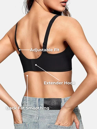 Deep V Wireless Seamless Jelly Bra