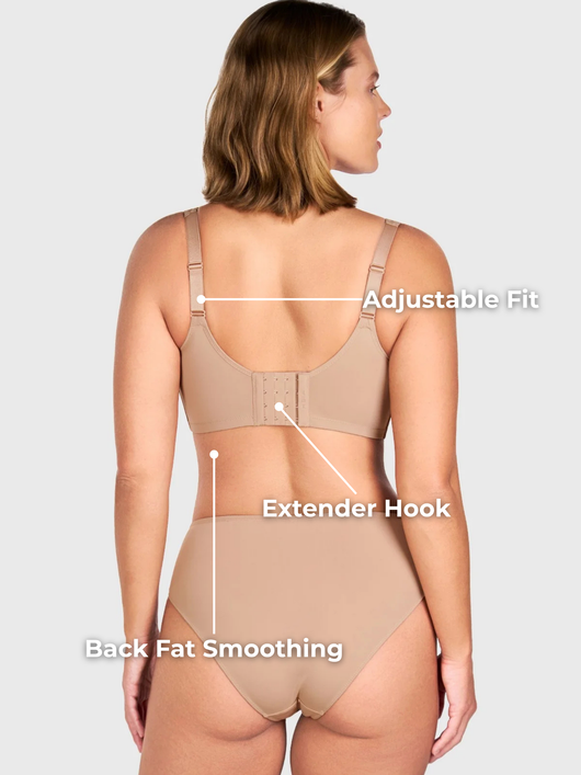 Smoothing Full Coverage Unlined Underwire Minimizer Bra