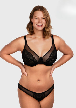 Enchante Unlined Lace Underwire Bra