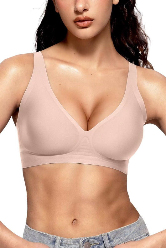 Deep V Wireless Seamless Jelly Bra